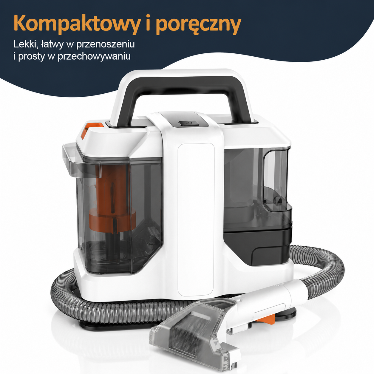 Spot Cleaner – ręczna myjka piorąca do kanap, dywanów i zasłon (natrysk + odsysanie)